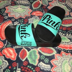 PINK Nation sandals (TEAL)